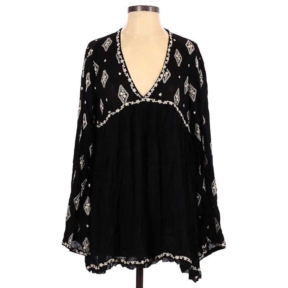 Free People Long Sleeve Blouse XS